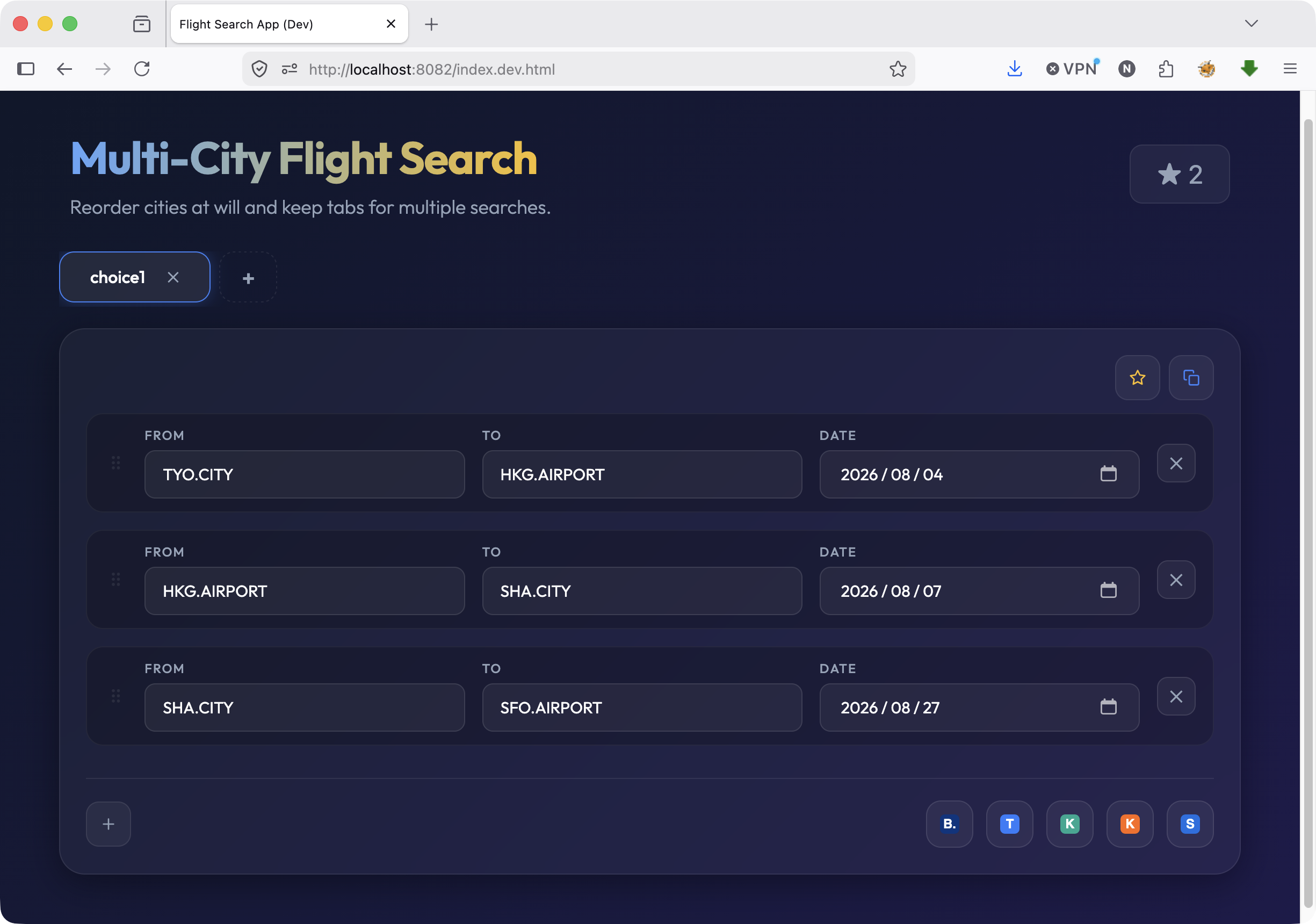 Flight Search App